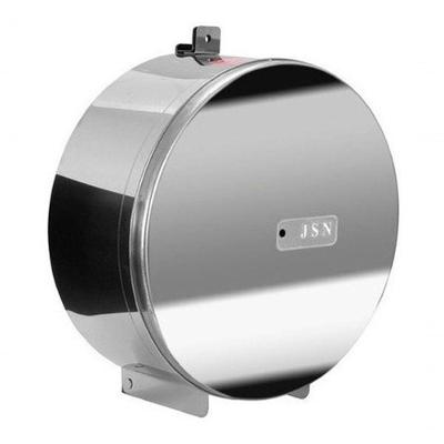 Kit 10 Suporte para Papel Higiênico Aço Inox Porta Cadeado 300M Inox Higipack