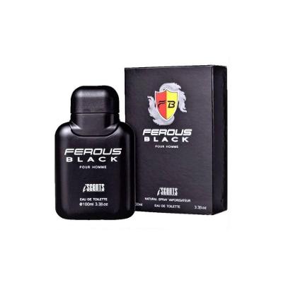 Perfume Ferous Black Masculino Eau de Toilette Cítrico Amadeirado 100ML