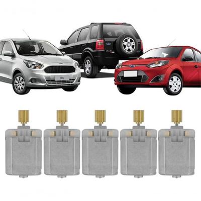 Kit 5 Motor de Fechadura Elétrica para Trava de Porta F103 Fiesta Ecosport KA Universal Automotive