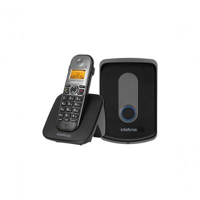 Interfone e Telefone sem Fio Intelbras TIS 5010 4521102 com Ramal Externo e Abertura de Até Dois