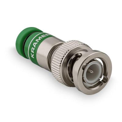 Conector Bnc Rg5 E Rg6 De Até 12gb Macho De Compressão A Prova D’água (kramer)
