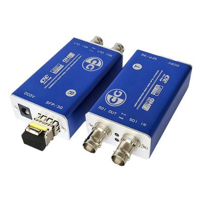 Kit De Extender Sdi 3g Full Hd 60hz Faz Até 20 Quilômetros Via Fibra óptica Lc Multimodo (cg)
