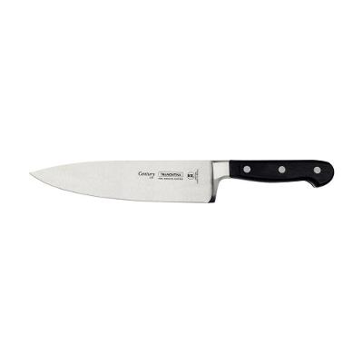 Faca Chef Century 8 em Aço Inox com Cabo Ergonômico para Uso Intenso na Cozinha Tramontina
