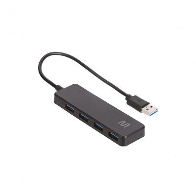 Hub USB 4 Portas USB 3.0 AC444 com Alta Velocidade de Transferência para PC e Notebook Multi