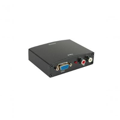 Conversor de Áudio e Vídeo Evus C-090 para VGA e RCA em HDMI com Plug & Play e Compatível