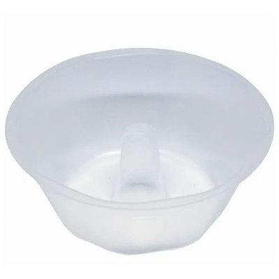 Forma para Mini Pudim C-tampa Forneável 120ml Transparente Higipack