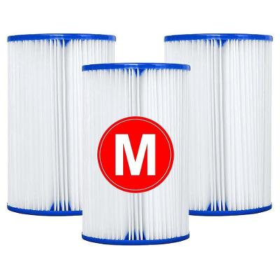 Kit 3 Refil Cartucho Filtrante para Bomba de Piscina Tipo m Alta Performance VG Plus