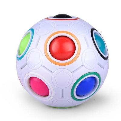 Quebra-cabeça Football Fidget Cube Cubo Mágico Nº 16 para Alívio de Stress Transparente Smart Tech