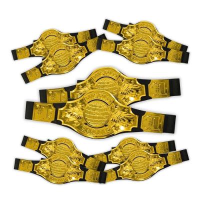 Cinturão de Campeão World Champ em Polipropileno Plástico Kit 10 Dourado Extra Festas