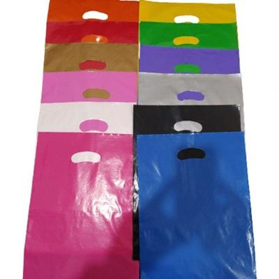 Sacola Plástica Kit 100UN 20x30 Alça Boca de Palhaço Material de Baixa Densidade Misto Branco