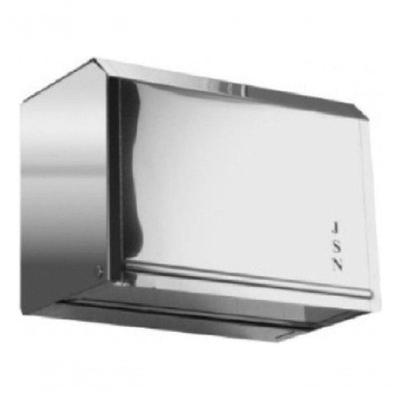 Porta Papel Toalha M1I em Aço Inoxidável 430 com Abertura Frontal e Fechadura ABS Inox Higipack