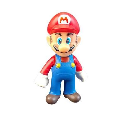 Kit Boneco Articulado com Caneca Mario World Nº2 com Boneco 12CM, Caneca 350ML e Vinil Smart