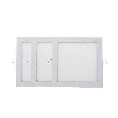Kit 3 Plafon Painel LED Downlight 18W Embutir com Luz Fria 6500K Bivolt para Uso Interno Annly Leds