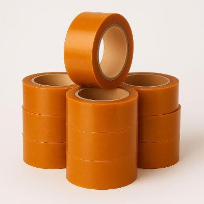 Fita Adesiva Larga para Embalagem Draik Laranja 250M Kit 10 Rolos 45MM