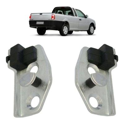 Par Batente de Caçamba Tampa Traseira F103 Saveiro G2 G3 G4 G5 G6 1997 a 2016 Universal Automotive