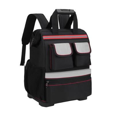 Mochila para Ferramentas Emborrachada Reforçada Impermeável Refletiva Grande D'ajuda