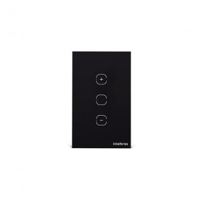 Interruptor Smart Wi-Fi Touch Dimmer EWS 1101 com Controle por App e Voz Preto Intelbras