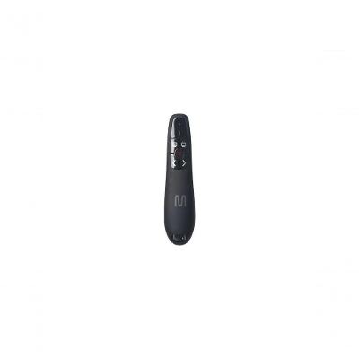 Apresentador sem Fio com Laser PS200 AC385 com Conexão USB e Alcance de 30M Preto Multilaser