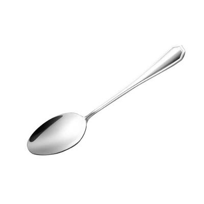 Jogo de Colheres de Sobremesa 12 Peças em Aço Inox Polido para Mesa Prata Yeet