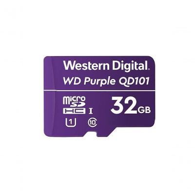 Cartão de Memória Microsd WD Purple 4600162 32GB para Gravação Contínua em Segurança Eletrônica