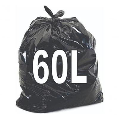 Kit 10 Pacotes Saco de Lixo 60 Litros 1000 Unidades para Uso Doméstico e Comercial Higipack