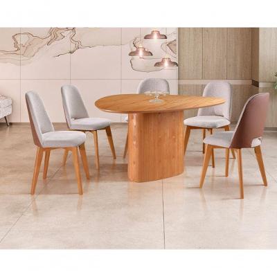 Sala De Jantar Moderna 5 Cadeiras - Minerva - Requinte Salas