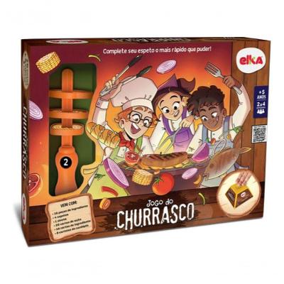 Jogo Do Churrasco Clássico Brinquedo Infantil Familiar Elka