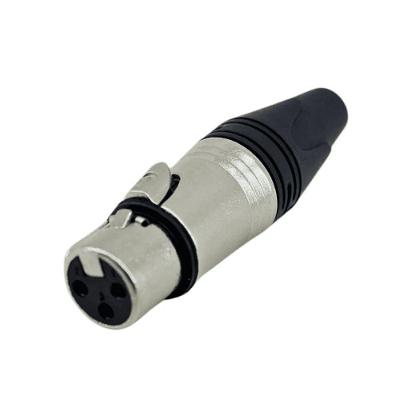 Conector Xlr Femea De Linha Modelo (profissional)