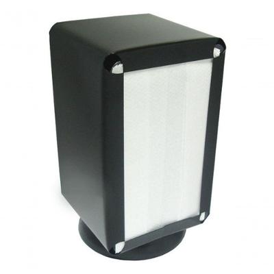 Kit 10 Porta Guardanapo de Papel Tv para Lanchonete e Bar Preto Higipack