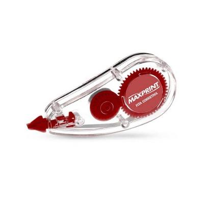 Fita Corretiva Maxprint 5,0MM X 6 METROS Não Tóxica Vermelho