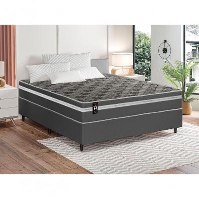 Cama Box Espuma Miami Casal 138x188 Cinza King House