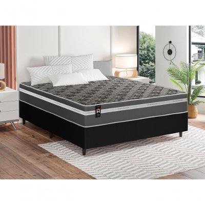 Cama Box Espuma Miami Casal 138x188 Cinza King House
