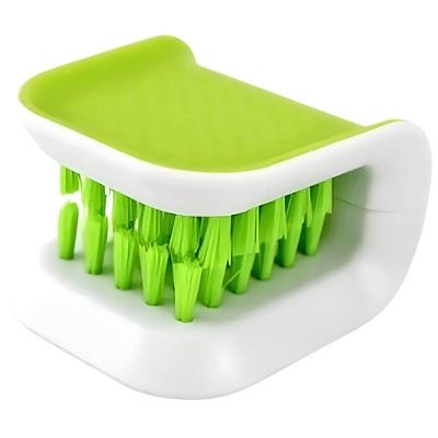 Escova para Talheres CK4184 em Plástico ABS e PP com Cerdas Resistentes para Cozinha Verde Clink