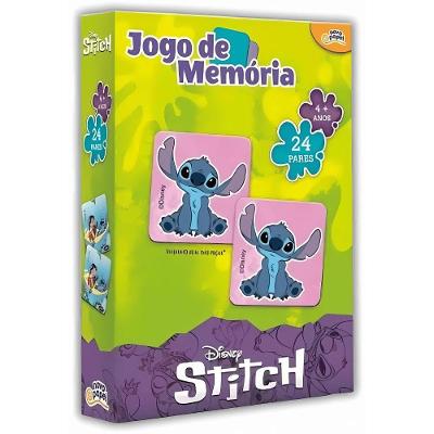 Jogo da Memória Stitch 24 Pares com 48 Peças Infantil Toyster Brinquedos
