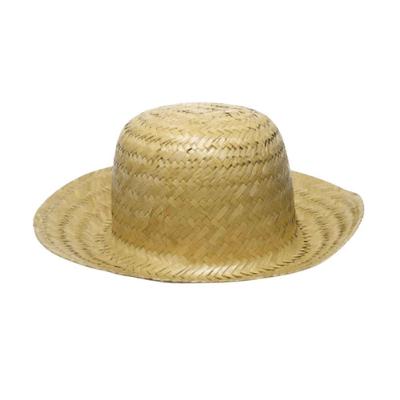 Chapéu de Palha Junino Sobral Luiz Gonzaga em Fibra Natural 8X26CM 01 Unidade Amarelo