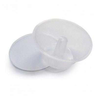 Forma para Mini Pudim Descartável Forno Microondas 120ml com Tampinha Transparente Higipack