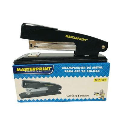 Grampeador Masterprint MP301 com Capacidade para Até 20 Folhas, Compatível com Grampos 24-6 e 26-6