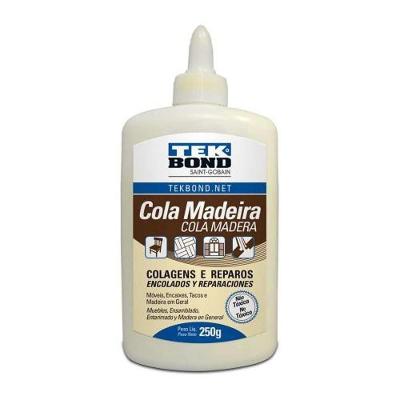 Cola para Madeira 250g Tekbond - Secagem Rápida e Aderência Excelente à Base de Água Tekbond