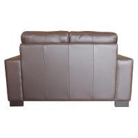 Sofá 2 Lugares Sala de Estar 150cm Milão Couro Chocolate Gran Belo - 3