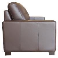 Sofá 2 Lugares Sala de Estar 150cm Milão Couro Chocolate Gran Belo - 7