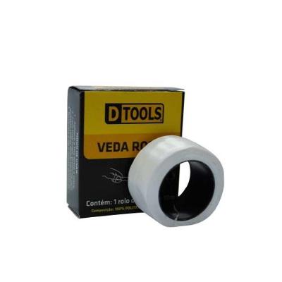 Fita Veda Rosca 18mm X 10 Metros para Água Quente e Fria com Alta Durabilidade Dtools