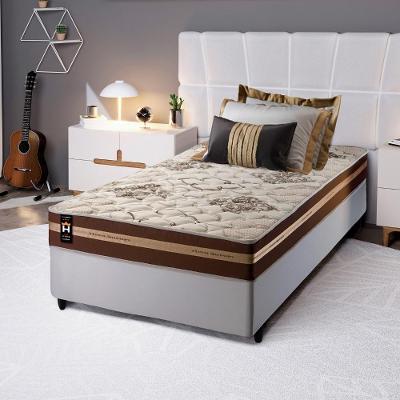 Cama Box Espuma Chicago Solteiro 88x188 Branco King House