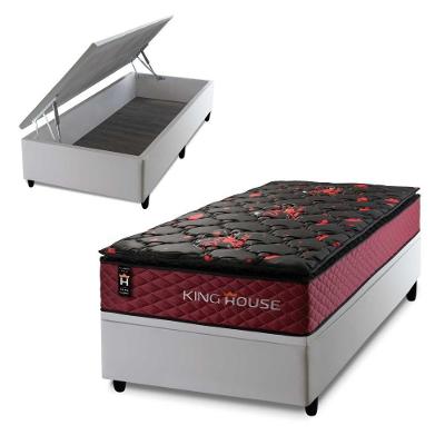Cama Box Baú Toronto 88x188 com Molas Ensacadas King House