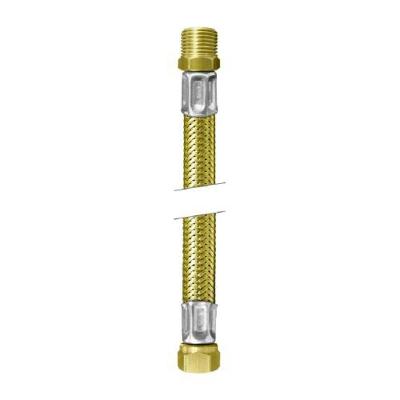 Ligação Flexível para Gás Roco Tombak 1-2 (m) X 1-2 (F) para Instalação de Gás 1,2M