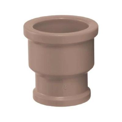 Luva de Redução 60 X 50mm em Latão com Junta Soldável e Roscável para Instalações Hidráulicas Amanco