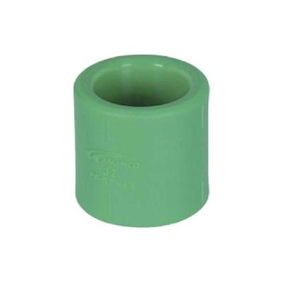 Luva Simples PPR 20MM para Água Quente e Fria com Alta Resistência Verde Amanco