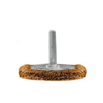 Escova de Aço Circular com Pino 2'' para Limpeza e Remoção de Ferrugem DTOOLS