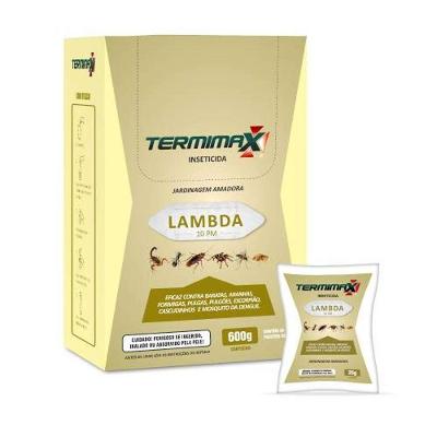 Inseticida Termimax Lambda 10 PM 25G para Formigas, Baratas, Pulgas e Mosquitos Citromax