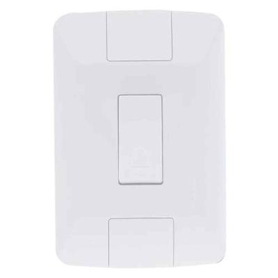 Interruptor para Campainha Linha Aria com Suporte Incorporado Branco Tramontina