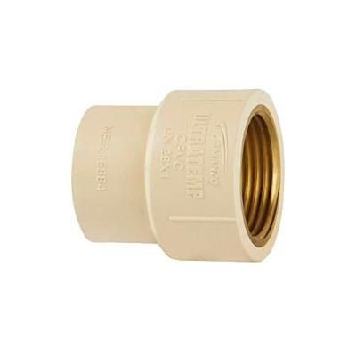 Luva de Transição CPVC DN22MM X 3-4'' para Água Quente e Fria Atóxica Amanco